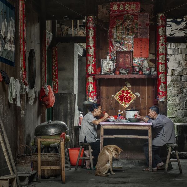 黄慰州《相依为伴》-入选福建省第25届摄影展